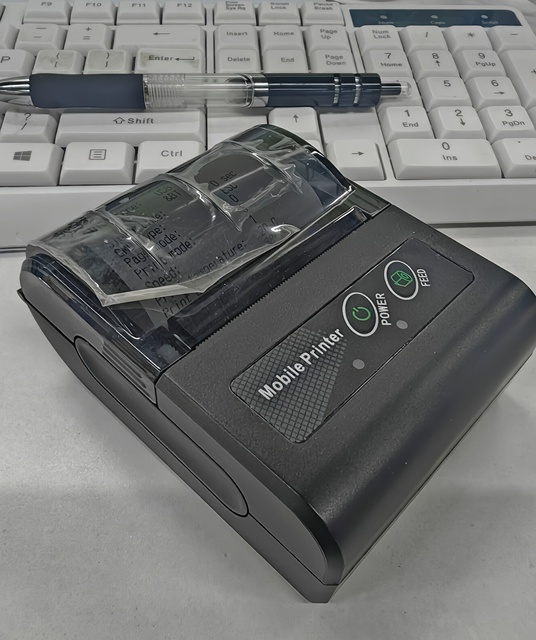 2 Inch 58mm Mini Portable for Thermal Receipt Printer Supports Android/iOS Smartphones No Ink Required Handheld Stock