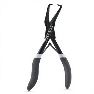 Outils d'application de perles pour extensions capillaires, pinces de retrait de micro-anneaux, poignée antidérapante en silicone pour extensions micro-link - Product Image 1