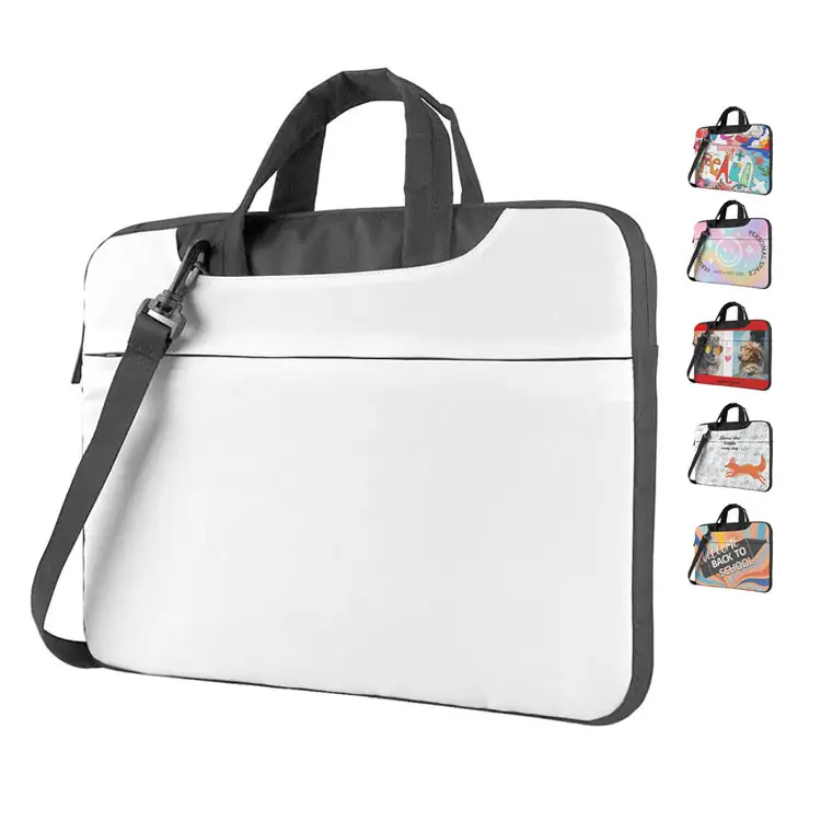 Custom print shockproof laptop computerbag, dropshipping portable slim 15.6 inch laptop tote bag for women
