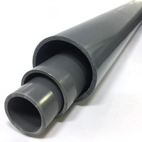 Tuyau de drainage en PVC-U blanc à prix d'usine 50mm 75mm 110mm 160mm 200mm, tuyau d'égout UPVC pour système de drainage de bâtiment