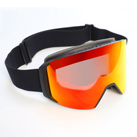Fabricant de lunettes de ski magnétiques Protection anti-buée UV400 Lunettes de neige et de snowboard personnalisées Lunettes de motoneige OTG Lunettes de ski