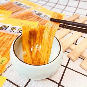 Snacks de Tiras de <span class=keywords><strong>Gluten</strong></span> de Trigo Suave Picantes Halal Chinos al por Mayor, Paquete <span class=keywords><strong>a</strong></span> Granel con Sabor <span class=keywords><strong>a</strong></span> Calle Asiática - Product Image 4