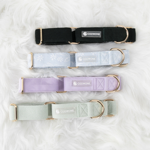 Nieuwe Aankomst Luxe Fluwelen Keper <span class=keywords><strong>Martingale</strong></span> Hondenhalsband Zonder Slip Verstelbare Trainingsriem Kraag Set - Product Image 4