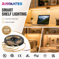 Bande lumineuse LED COB intelligente sans points 24V 8mm, flexible et dimmable, pour armoire de cuisine, placard, contrôle via application WiFi, CRI90