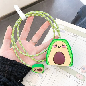 Tùy chỉnh phim hoạt hình động vật Cáp dữ liệu bảo vệ trường hợp thực phẩm Hoa phim hoạt hình hình ảnh sạc bảo vệ Bìa tùy biến sạc Bìa - Product Image 4