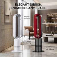 Ventilateur tour sans pales de 40 pouces, 10 vitesses, 35W, à commande tactile, pour hôtels et décoration intérieure moderne (vente en gros)