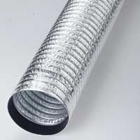 Matériau d'isolation pour conduit d'air flexible en composite PET laminé simple face, rouleau de feuille d'aluminium simple face, feuille métallique de qualité supérieure