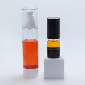 Luxury Silver 10ml 15ml 20ml 30ml <b>50ml</b> 80ml 100ml 120ml Aluminum Cosmetic Skincare Packaging Lotion Pump Airless <b>Bottle</b> - Product Image 2