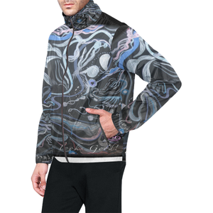 Subbora sotto l'oceano uomo giacca a vento con coulisse - Product Image 3