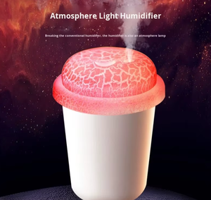 Lámpara de Ambiente con Luz Colorida en Forma de Taza de Té, Humidificador Ultrasónico de Plástico, con Sensor de Humedad, Alimentación USB, Bajo Ruido, 1 Año de Garantía - Product Image 3