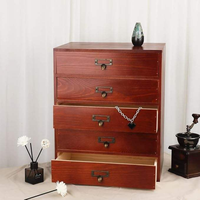 Organiseur de rangement en bois moderne et élégant à bas prix et de haute qualité, 3 tiroirs, multifonctionnel, gain de place, salon