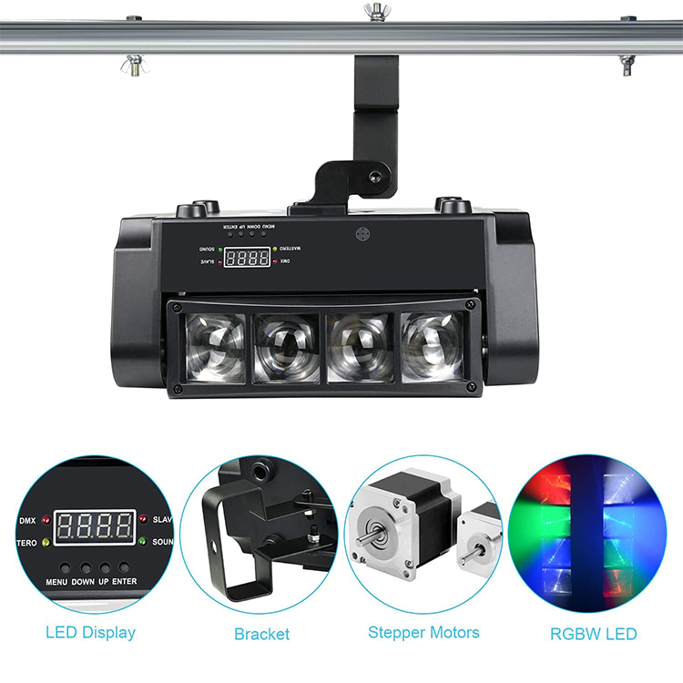 Betopper LM30A 8x3W Mini Spider Moving Head Stage Light