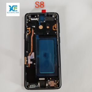 <span class=keywords><strong>จอ</strong></span>แอลซีดีสำหรับโทรศัพท์มือถือพร้อม<span class=keywords><strong>จอ</strong></span>ทัชสกรีนครบชุดสำหรับ <span class=keywords><strong>S8</strong></span>แอลซีดีพร้อมกรอบทดสอบ100% แท้ - Product Image 1