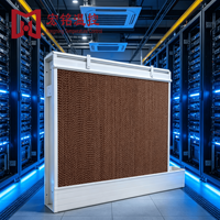 Nouveau système de refroidissement par évaporation Hongming HM-FPVC pour élevage avicole, avec rideau humide et cadre en PVC, pour poulailler, durée de vie 5 ans