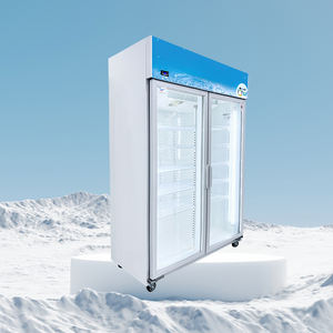 ตู้แช่โชว์กระจกแบบไม่ใช้ความร้อน2ประตูพร้อมตู้เย็นเชิงพาณิชย์ประหยัดพลังงาน - Product Image 1