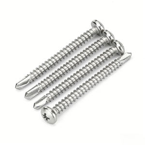 Vis autoperceuses autotaraudeuses Tek en acier inoxydable 304/410 à tête fraisée Phillips avec rondelle, fabriquées par Yaente Factory - Product Image 3