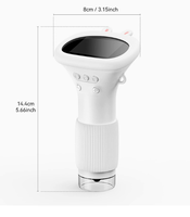 Microscope numérique portable pour enfants, exploration de la nature, grossissement haute définition 1000x, écran intégré, loupe portable