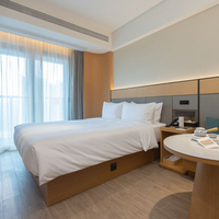 Maßgefertigtes Modernes Hotel-Apartment Schlafzimmer-Set mit Metall-Kingsize-Bett Hochwertiger Großhandel