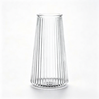 Vase en verre rond personnalisé pour fleurs, pour salon