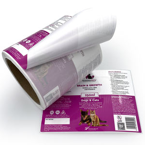 ملصقات مطبوعة على زجاجات بلاستيكية مخصصة من مواد غذائية مغلفة للقطط والكلاب ملصقات على طعام الحيوانات الأليفة - Product Image 5