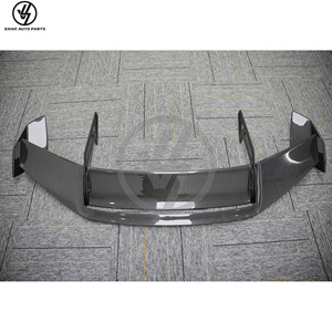 Nouvel aileron arrière en carbone sec brillant à tissage sergé pour Lamborghini Huracan EVO, mise à niveau vers le kit carrosserie style STO, aileron arrière - Product Image 4