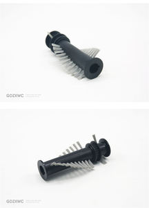 Mini Robot Aspirador Negro Corto con Cepillo Gris, Mini Rodillo de Cepillo Personalizado para Alfombras, Compatible con Rodillo de Aspiradora - Product Image 6