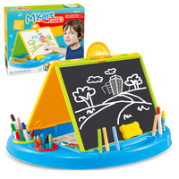 Enfants Double Effaçable À Sec Art Table À Dessin Jouets Enfants Pliable Peinture Conseil Bureau Apprentissage Éducatif DIY Doodle Peinture Jouet