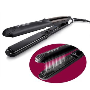 Logo personnalisé/couleur/paquet professionnel 2 en 1 lisseur à vapeur et bigoudi avec affichage LED non dommageable <span class=keywords><strong>pour</strong></span> salon - Product Image 1