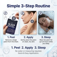 Patchs pour le sommeil pour adultes, extra-forts, patchs naturels pour favoriser le sommeil avec de la valériane et de la mélatonine, patchs nocturnes pour la relaxation