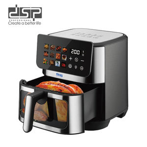 Freidora de Aire Dsp Kb2194 de 8.0l, 1600w de Calor Superior + 500w de Calor Inferior, 12 Menús Preestablecidos, Ventana Visible con Iluminación - Product Image 1