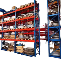 Système de rayonnage à palettes en acier à 4-6 niveaux avec hauteur de poutre réglable, rayonnage d'entrepôt, rayonnages et étagères de stockage