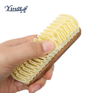 Yinste Solid Wood Shoe <b>Brush</b> Horse Hair Cleaning For <b>Suede</b> Leather Care - Product Image 2