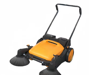 Hand-Propelled Floor Sweeping Machine Small Industrial Workshop Sweeping Tool Hand Push Cleaning Trolley for Dust Removing - Product Image 4