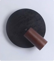 Lampu Dinding LED Travertine Hitam Desain Modern Dapat Diredupkan Untuk Penggunaan Dalam Ruangan Ruang Tamu Kamar Tidur Hotel Koridor Wabi Sabi Batu Gua Tinggi