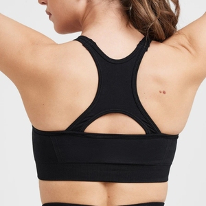 Soutien-gorge de <span class=keywords><strong>sport</strong></span> à bretelles croisées pour la course et le fitness, avec découpe au dos - Product Image 1