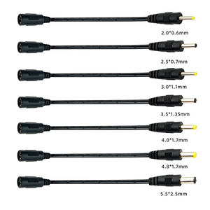 สายไฟ DC2507 ขนาด 2.5*0.7 มม. หัวเสียบตัวผู้-ตัวเมีย 12V แบบมุมฉาก พร้อมสายเชื่อมต่อไฟฟ้า - Product Image 6