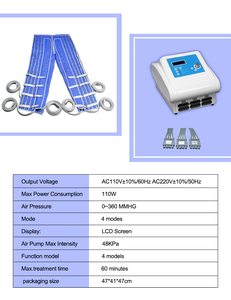 Máquina de Presoterapia de Compresión de Aire para Recuperación Deportiva Profesional, Mejora la Circulación Sanguínea, Protección para Rodillas, Flexible - Product Image 2