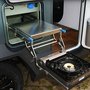 Cajón de cierre suave y resistente con rodamiento de bolas de tres secciones de extensión completa de acero moderno de 53mm para uso en cocina y sala de estar - Product Image 5
