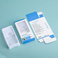 Boîte d'emballage en carton personnalisable et écologique pour adaptateur de voyage 15W et chargeur, pour l'électronique grand public