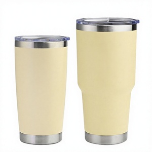 Custom 20oz Novelty Eco-Friendly Double Walled Powder Coated Stainless Steel Insulated Vacuum Thermal Coffee Travel Mug Lid - Product Image 2
