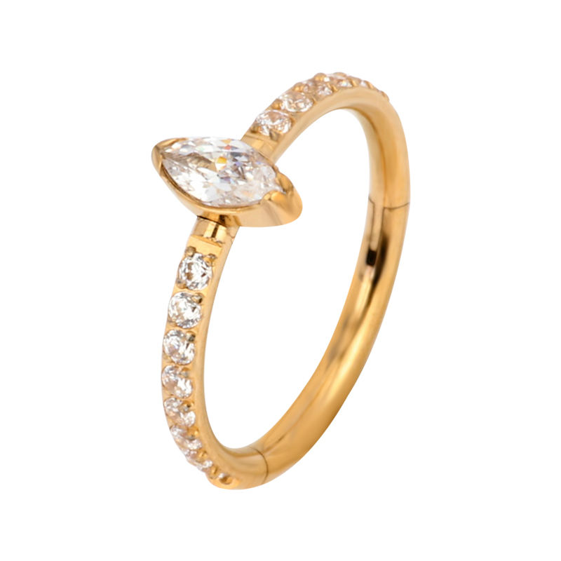 TB-0693 PVD Gold  1.2*8mm