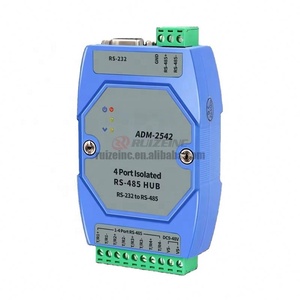 Hot ADM-2542 Isolated 4-Port RS485 Split Hub 1 to 4 Repeater Distributor Support RS232 to 485 Industrial Grade Opto Isolated - Product Image 2