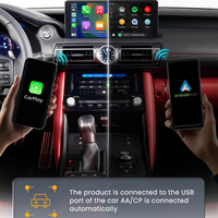 Adaptateur CarPlay sans fil double canal 2Air de l'usine OEM, prend en charge Android et iOS filaires pour véhicules