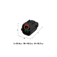 Connecteur auto femelle 2 broches Dj7025a-1.2-21 sonde radar de recul étanche pour capteur de stationnement Connecteur Pigtail 7283-8720-30
