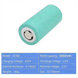 Литий-железо-фосфатный (LiFePO4) аккумулятор HS 32700, 3.2В, 5000мАч, высокой емкости, для электровелосипедов, цилиндрический, 2000 циклов - Product Image 1