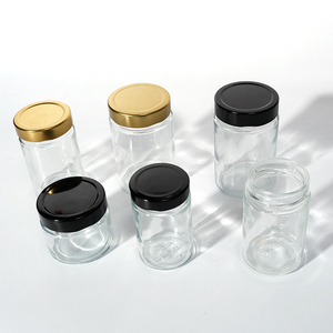 Pot à épices de forme ronde de qualité supérieure 250ml 280ml 360ml pot de miel en verre pour l'emballage alimentaire - Product Image 5