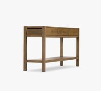 Table console Idris, style farmhouse moderne, rustique, pour entrée ou salon