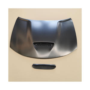 ฝากระโปรงหน้าคาร์บอนไฟเบอร์ OEM สำหรับ Dodge Charger พร้อมฝาครอบเครื่องยนต์เหล็ก สภาพใหม่ รวมสกรู - Product Image 1