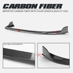 Adecuado para Fiat 500 Abarth Series 3 EPA Tipo 1 labio delantero Fibra de carbono de alta calidad - Product Image 5