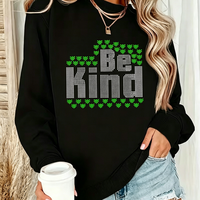 Nouveau design, thème gentillesse, transfert de strass, vente en gros, transfert thermique de haute qualité pour T-shirt